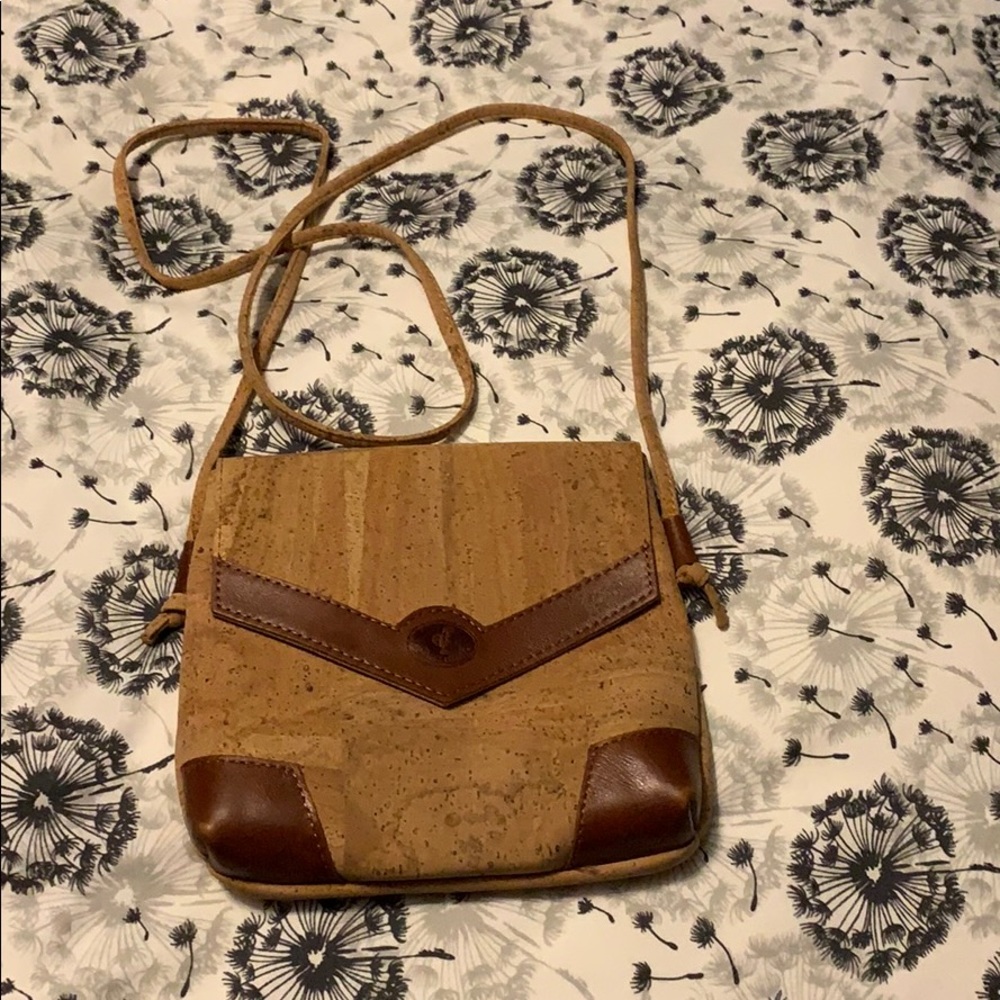 Small cork crossbody made in Portugal
